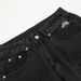 Functional multi-pocket cargo jeans for men, trendy punk washed holes, niche loose straight wide-leg trousers_viptrois.com
