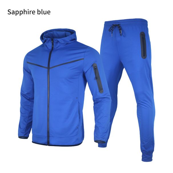 Men's clothing brand casual sports men's clothing can be customized with logo spring and autumn hooded cardigan jacket jacket pants suit_viptrois.com
