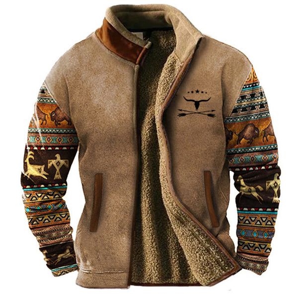 Men's Cotton Clothes, Fleece Jackets, And Flowing Cotton Clothes When Coats._viptrois.com