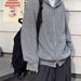 Pure Color Block Patchwork Cardigan Men Vintage American Retro Knitted Sweater Spring Autumn Trendy Loose Coat_viptrois.com