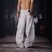 Utility Cargo Pants With Star Patches Multi-Pocket Distressed Wide-Leg Jeans Unisex Streetwear Aesthetic_viptrois.com