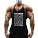 Summer Thin Shoulder Strap Vest Men's Thin Strap Shows Muscle Fitness Training Sports Hurdle Undershirt Absorbs Sweat And Is Breathable_viptrois.com