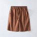 Men's Clothing New Casual Cotton And Linen Shorts New Linen Loose Drawstring Versatile Straight Solid Color Breathable Soft Linen Pants_viptrois.com