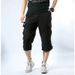 Men's Cargo Shorts 7-Inch Length, Cotton Workwear Short Pants With Multiple Pockets, Lightweight Relaxed Fit For Summer Casual Wear_viptrois.com