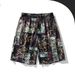 Men’s Clothing Men's Pure Cotton Shorts Summer Thin Home Pants Summer Cool Beach Pants Loose Casual Pants Home Pajamas_viptrois.com
