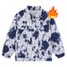 Men’s Stylish Shacket – Corduroy & Jacquard Overshirt With Epaulets (Black, Blue, Fleece-Lined Options)_viptrois.com