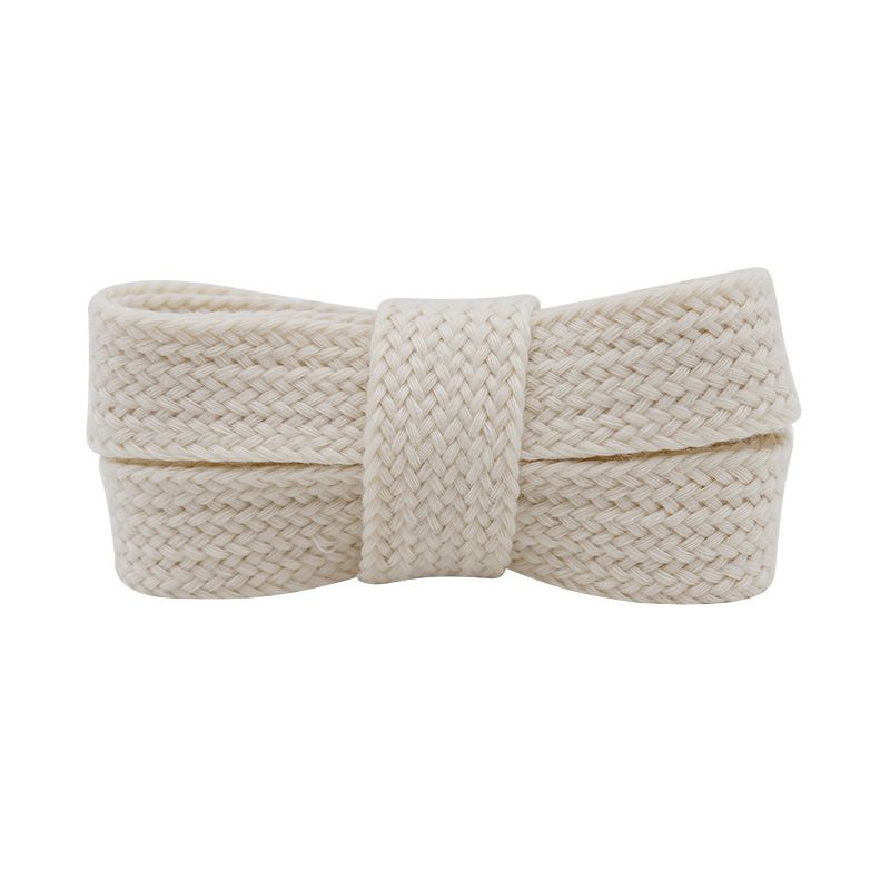 Shoe Accessories gold shoelaces new widened single layer flat 2cm polyester cotton shoelaces versatile classic casual sports shoes board shoes_viptrois.com