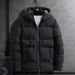 New Cotton For Men, Thickened Coat, Trendy Brand, Autumn And Winter Hooded Short Workwear Puffer Jacket_viptrois.com