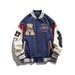 2025 New Korean Style Trendy Baseball With Contrasting Colors, Men's Ins Versatile American Cool Jacket_viptrois.com
