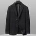 Men's Tweed Blazer – Slim-Fit Casual Jacket (Black/Dark Brown/Grey, M-4XL) Men's Clothing_viptrois.com