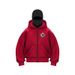 Men's Clothing Trendy Metal Print Hooded Sweatshirt - Eye-Catching Graphic Pullover For Streetwear Lovers | Available In Black, White, Gray & Red_viptrois.com