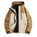 Pulse Winter Two-Piece Set Jacket Three-in-One Detachable Unisex Windproof Waterproof Warm Thickened Ski Workwear_viptrois.com