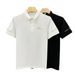 Summer 2025 Stylish And Versatile Embroidered Men's Polo Business Fashion Slim-fitting Short-sleeved Shirt_viptrois.com