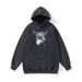 TKPA European And American High Street Dark Style Doberman Print Heavyweight Hip Hop Vintage Hoodie For Men_viptrois.com