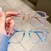 Anti-Blue Light Plain For Women, Large Frame, High Appearance, Slimming, Natural Look, Photochromic, Prescription_viptrois.com