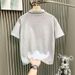 Men's Trendy Loose Fit Polo Shirt New Summer Style Versatile Deconstructed Patchwork Mamba Cotton Short Sleeve Lapel T-Shirt Top_viptrois.com