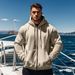Men's Fleece Hooded Sweatshirt - Warm & Stylish Pullover With Multiple Pockets For Fall & Winter (Available In S-XXXL, Black/Navy/Khaki/Grey)_viptrois.com