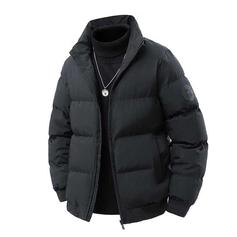 Men's Clothing Cotton Coat Men's Slim Fit Winter Hooded Cotton Jacket - Stylish Casual Warm Coat For Cold Weather (Black, Khaki, Red, Army Green)_viptrois.com