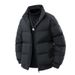 Men's Clothing Cotton Coat Men's Slim Fit Winter Hooded Cotton Jacket - Stylish Casual Warm Coat For Cold Weather (Black, Khaki, Red, Army Green)_viptrois.com