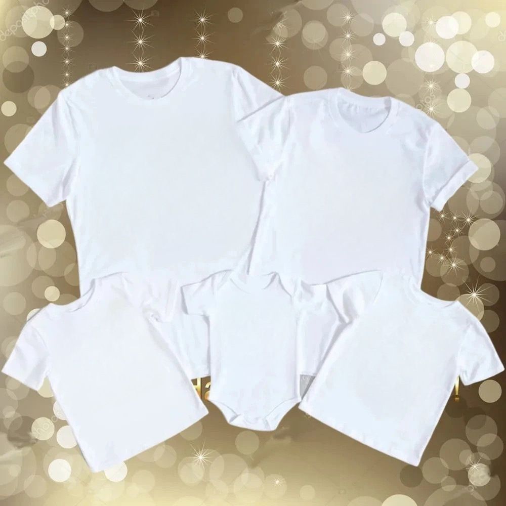Pure Cotton Parent Child Wear Short Sleeved Kindergarten Class Uniform Solid Color Blank Family Wear Summer_viptrois.com