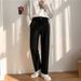Men's Clothing Simple Drop Feeling Small Suit Trousers Loose Student Straight Wide Leg Casual Suit Trousers_viptrois.com