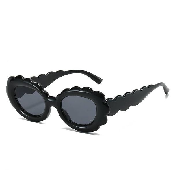 Cross Border New Personalized Oval Sunglasses Designed By European And American Fashion Brand Designer Sunflower Flower Sunglasses For Women_viptrois.com