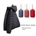 Men's Lightweight Down Jacket With Hood, Short Puffer Coat For Winter, 90% White Duck Down, Slim Fit, Windproof, Warm, Casual Outerwear (M-3XL)_viptrois.com