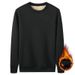 Sherpa-Lined Hooded Sweatshirt – Men’s Fleece-Lined Zip-Up Jacket With Relaxed Fit (Polyester Blend, Black, M-5XL)_viptrois.com