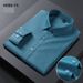 Men's Clothing Breathable Bamboo Fiber Long Sleeve Shirt - Stretch Comfort, Wrinkle-Free, Business Casual & Interview Ready (Multiple Colors & Sizes)_viptrois.com