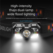 Multifunctional Strong Light LED Headlamp USB Rechargeable Outdoor Night Fishing Hiking Running Long Range Lighting_viptrois.com