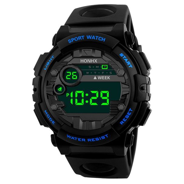 Kid's Watches Student Electronic Watch Large Dial Multi Function LED Watch_viptrois.com