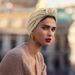 New Silver Croissant Bag Fashionable And Elegant Ladies' Headscarf Hat Hair Hat Baotou Hat_viptrois.com