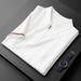 Men's Clothing Lapel Short Sleeved Polo Shirt Trendy Summer T Shirt Slim Trend All Match T Shirt Top_viptrois.com