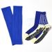 Soccer Grip Set With Thickened Mid Length Anti Slip Adhesive Socks For Leg Protection_viptrois.com