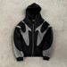 2026 European-USA Street Fashion Hoodies Jacket Women/Men Cotton Splicing Long Sleeve Casual Loose Zipper Hooded Sweatshirts_viptrois.com