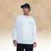 American-style Letter Digital Direct-print T-shirt, Unisex Trendy High Street Black Long-sleeve T-shirt_viptrois.com