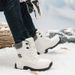 Women's Fashion Snow Boots | Waterproof Winter Boots For Outdoor Travel & Casual Style_viptrois.com