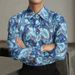 Men's Clothing Trendy Spring And Autumn New Style Light Mature Casual Printed Long Sleeved Youth Popular Men's New Shirt_viptrois.com