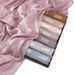 Unisex Solid color soft shimmering satin scarf women's scarf sunblock shawl Muslim_viptrois.com
