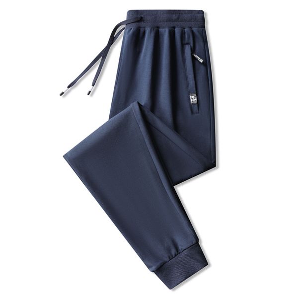 Men's Clothing Cotton Casual Sports Pants Men Plus Size Men's Fashion Sweatpants Loose Cuff Nine Point Long Pants_viptrois.com
