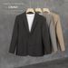 Spring Autumn Trendy Business Men's Suit Sets High End Fashionable Men's Suit Jacket with Straight Leg And Flowing Pants_viptrois.com