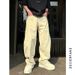 Men's Clothing Summer Thin Quick-drying Velcro Workwear Casual Pants Men's Simple Solid Color Versatile Loose Sports Harem Pants_viptrois.com