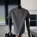 Men's Cool Quick Drying Short Sleeve T-Shirt Summer Style Thin Fit Sun Protection Fitness Sports Shoulder Support_viptrois.com