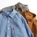 Men's Slim-Fit Corduroy Shirt – 100% Cotton, Vintage-Inspired & Breathable Casual Wear_viptrois.com