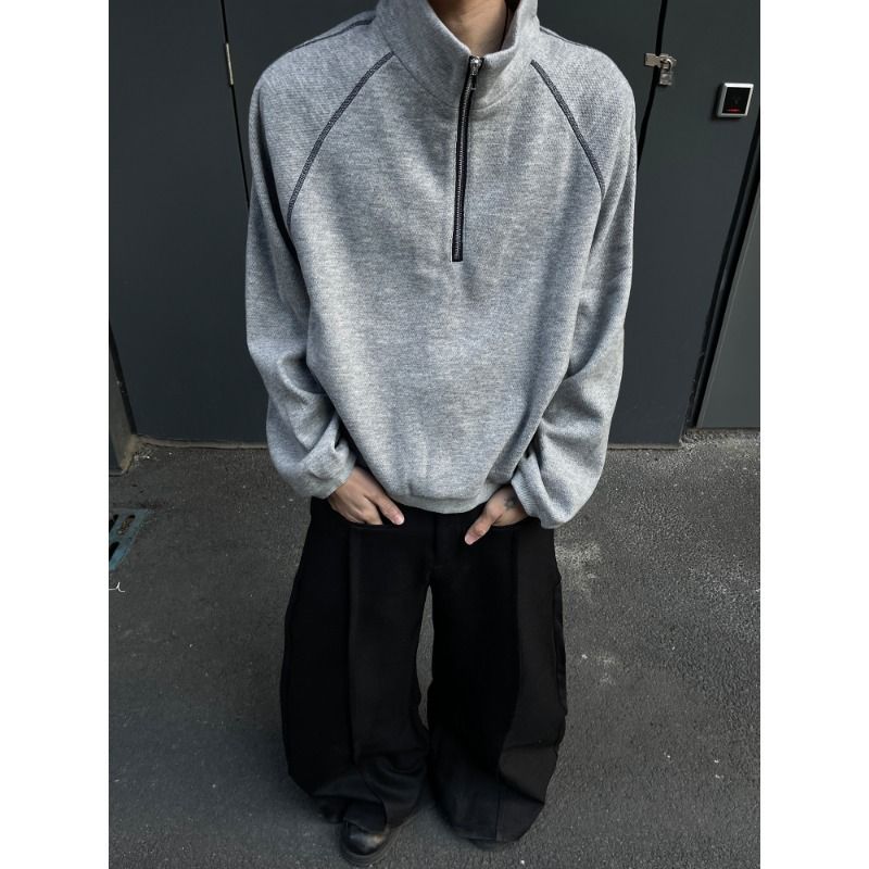 Cleanfit hoodie retro hooded Vibe heavyweight basic simple solid color short hoodie for men and women_viptrois.com