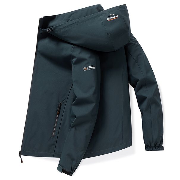 Commuter Business Spring And Wear 2025 New Men's Autumn Top Stand Up Collar Slim Fit Versatile Casual Jacket_viptrois.com