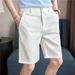 Men's Stretch-Fit Business Casual Shorts – Lightweight Summer Dress Pants With Elastic Waist & Tailored Slim Fit (Quick-Dry, Wrinkle-Resistant)_viptrois.com
