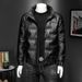 Winter Thickened Men's Trendy Fashion Stand-up Collar Shiny Down Warm Short Jacket_viptrois.com