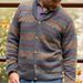 Loom New Men's Fashion European And American Autumn Winter Jacquard Knitwear Cardigan Sweater Jacket SY0100 Button_viptrois.com