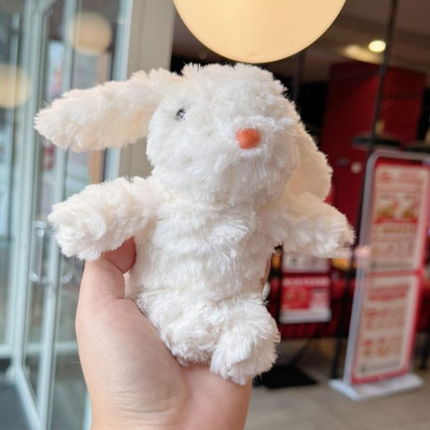 Internet Celebrity Long Eared Rabbit Jellycat Bonnie Rabbit Keychain Pendant Plush Doll Lop Eared Rabbit Doll School Bag Keychain Pendant_viptrois.com